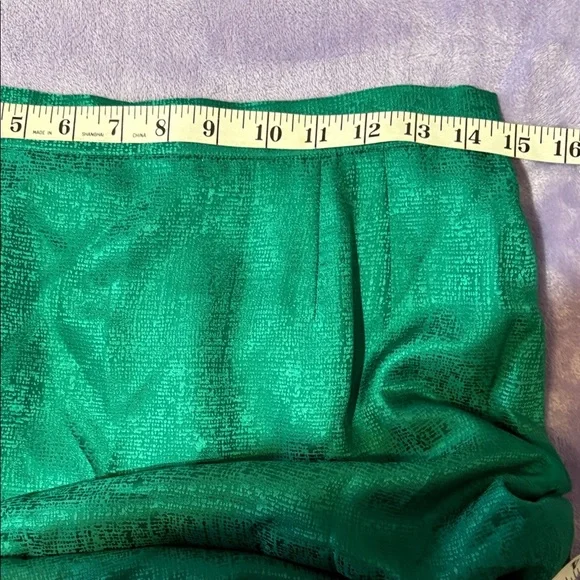 Adrianna Papell Green and Gold Jacket & Skirt Set - Picture 10 of 12